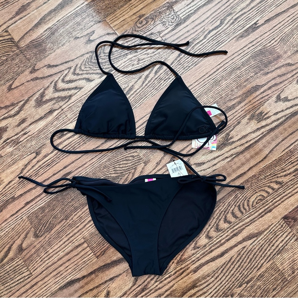 OP NWT size medium black bikini
